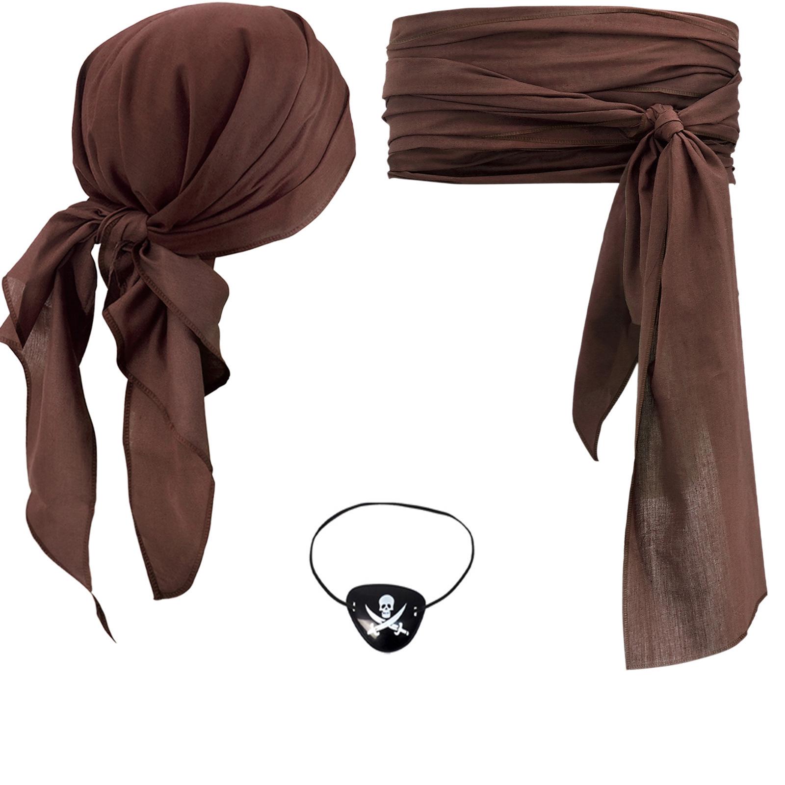 

Костюм пирата на Хэллоуин: Средневековый Ренессанс Бандана и Поясной наряд One size