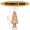 62KD Resins Easters Eggs Table Tree Figurine Statue for Living Room or Office Decors