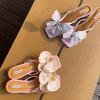 1 Pair Butterfly Shape Shoes Charms Sandals Decor Bohemian Shoe Accessories DIY Shoe Clip Elegant Orchid Flower Colorful