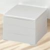 Lacquerware Jubako White Made in Japan J-kitchens 3-Tiered Box, 6.5 inches, Pearl, Uncoated, 19cm, Resin,