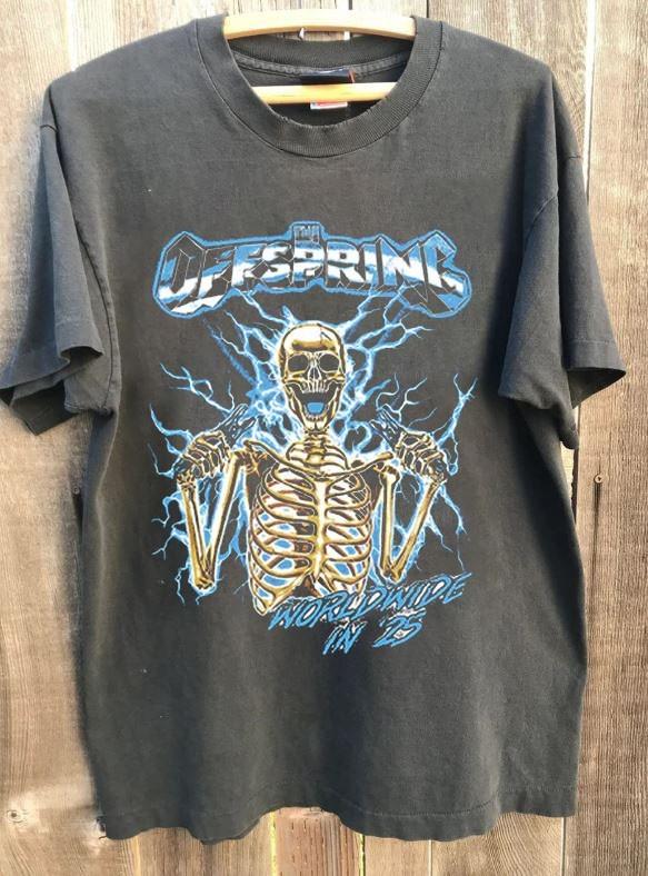 

The Offspring Band Graphic Charcoal Short Sleeve Unisex T shirt WA3650 Unisex T-Shirt XXXXL