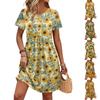 Dresses For Women Short Sleeve O Neck Casual Dresses Waist Maternity Dress With Pockets