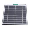 5W Solar Panel Charger Solar Charger with Type C Port for Security Camera Doorbell Outdoor Indoor Use Black