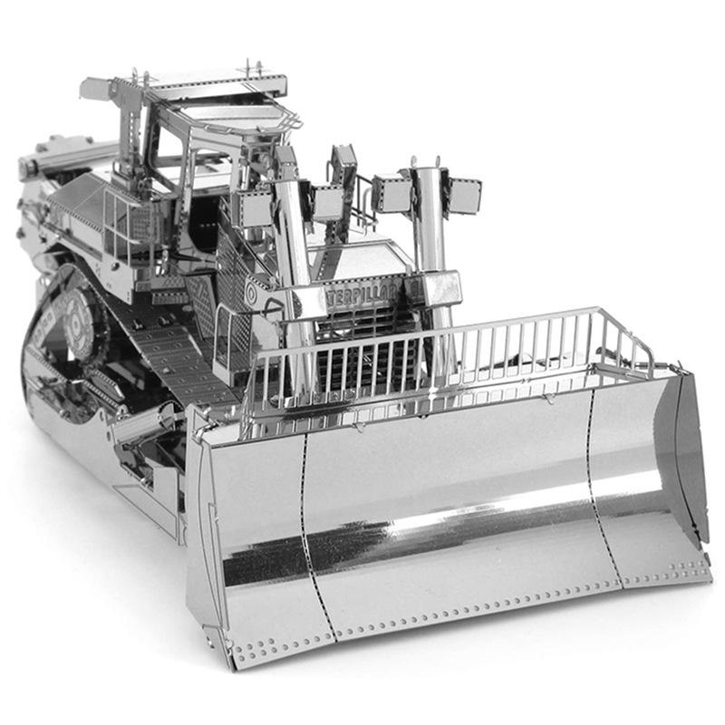 DIY CAT Series Crawler Bulldozer Puzzle Gift