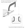 Brand New Multifunctional Stainless Steel Foldable Drying Rack Window Balcony Socks Small Shoe Rack Clothes Hanger