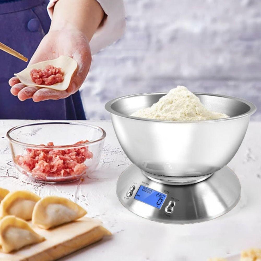 Digital Kitchen Scale Stainless Steel Cooking Scale Kitchen Weight Tool Baking Scale  Commercial