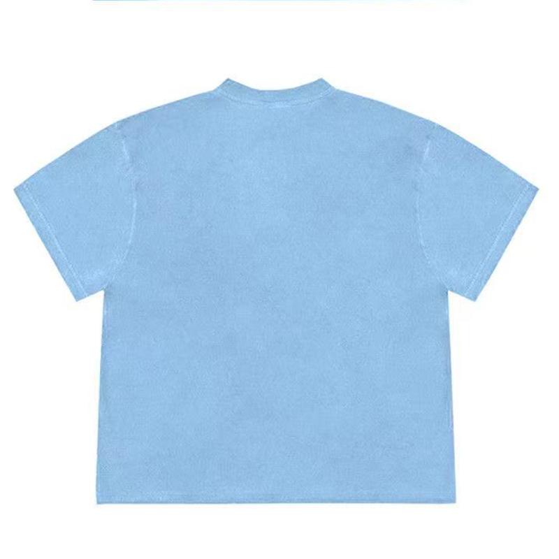 Streetwear Dopamine Plant Graphic T-Shirt Cotton Tshirt Unisex Tops Tees Summer Short Sleeves T Shirt