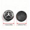4Pcs 60mm 75mm Car Wheel Center Logo Badge Hub Cap For Mercedes Benz W211 W205 W213 W203 C218 A207 CLA CLS E Class Accessories