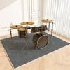 Simple Solid Piano Drum Carpet Thickened Shock Absorption Sound Insulation Non-slip Mat Light-luxury Living Room Bedroom Rug