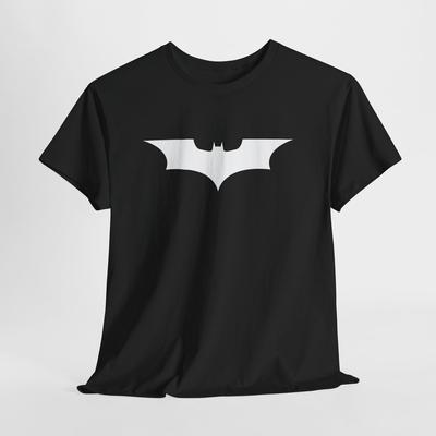 Batman Logo Black T-Shirt – Unisex Superhero Tee for Men or Women