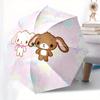 Sugar bunnies Automatic Open/Close Umbrella-Cute Umbrella with Cute Design, Portable 3-Fold Compact Umbrella for Men & Women, Halloween Chri