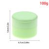 100/150G Flip Cover With Spoon Refillable Bottles Empty Makeup Jar Pot Travel Face Cream Lotion Cosmetic Cotton Pad Container