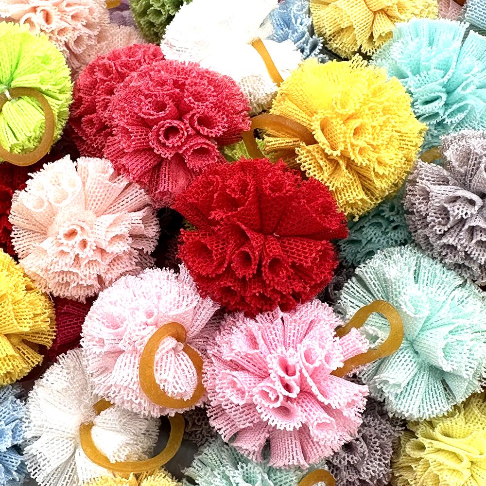 50/100pcs Dog Ball Hair Bows Cute Small Dog Hair Accessories Fluffy Dog Hair Bows For Dogs Grooming Accessories Pet Supplies