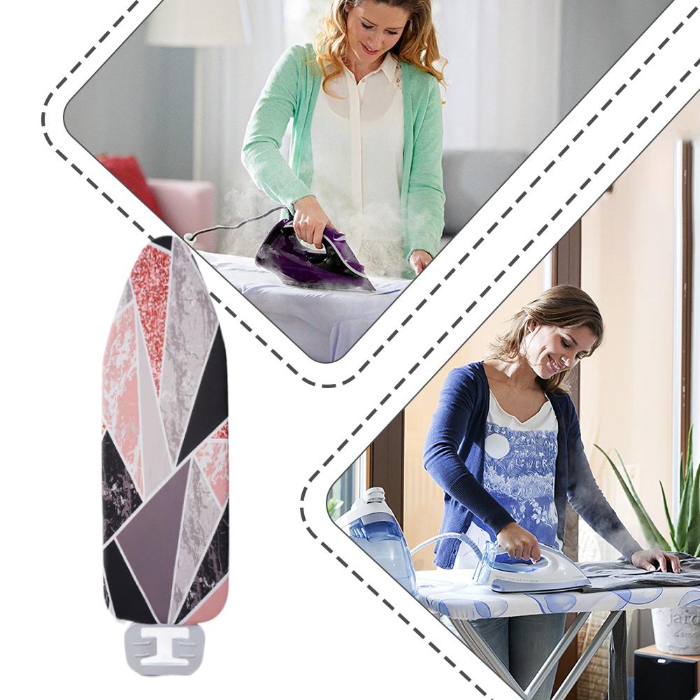 Wide Ironing Board Cover Thickened Ironing Heat Marble Pattern Stain Resistant Ironing Board Protector Cover