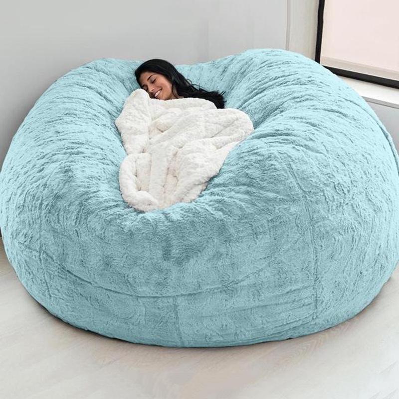 Extra Large Plush Bean Bag Chair Cover - No Filling Included