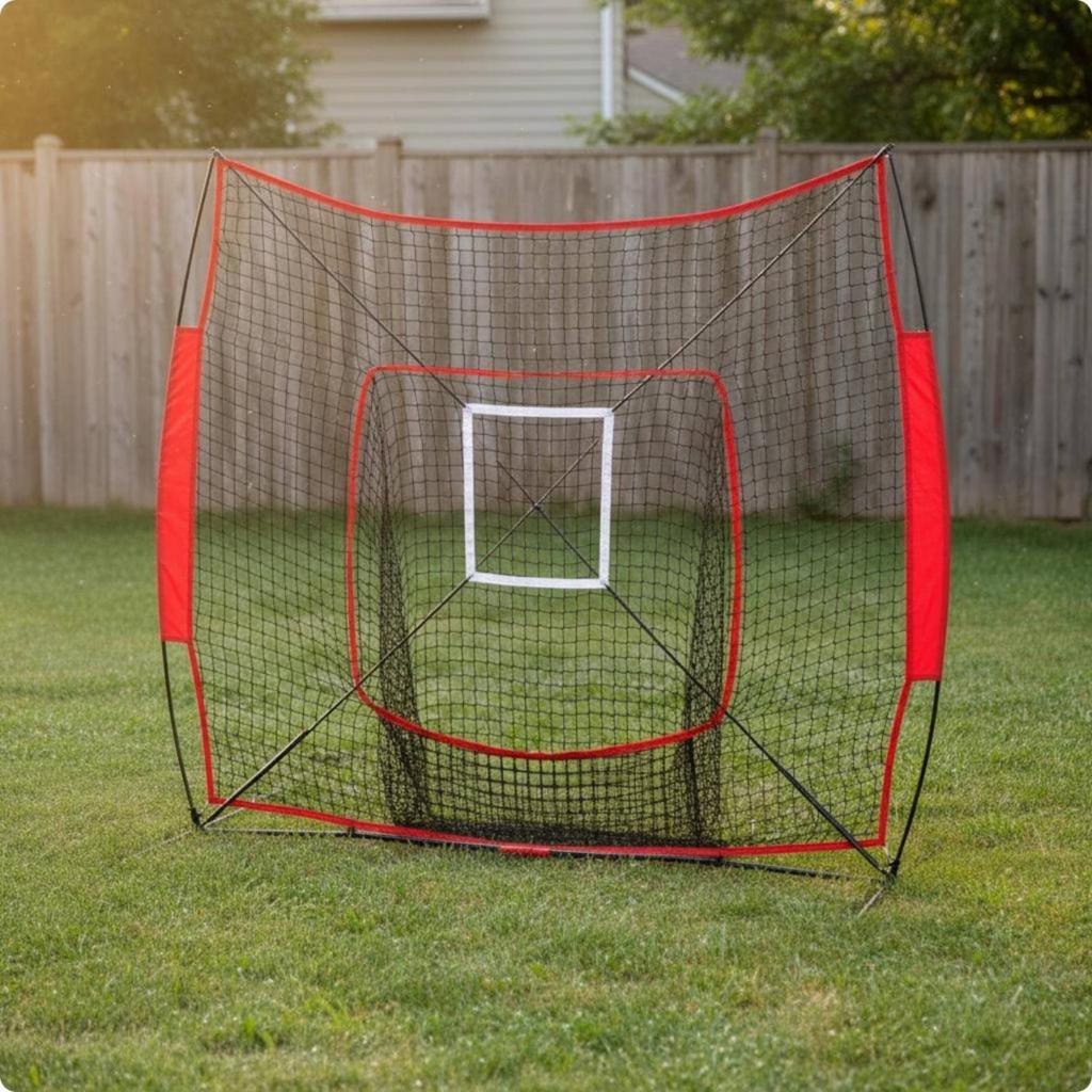 Baseball Practice Net Durable Batting Hitting Softball Training with Carry