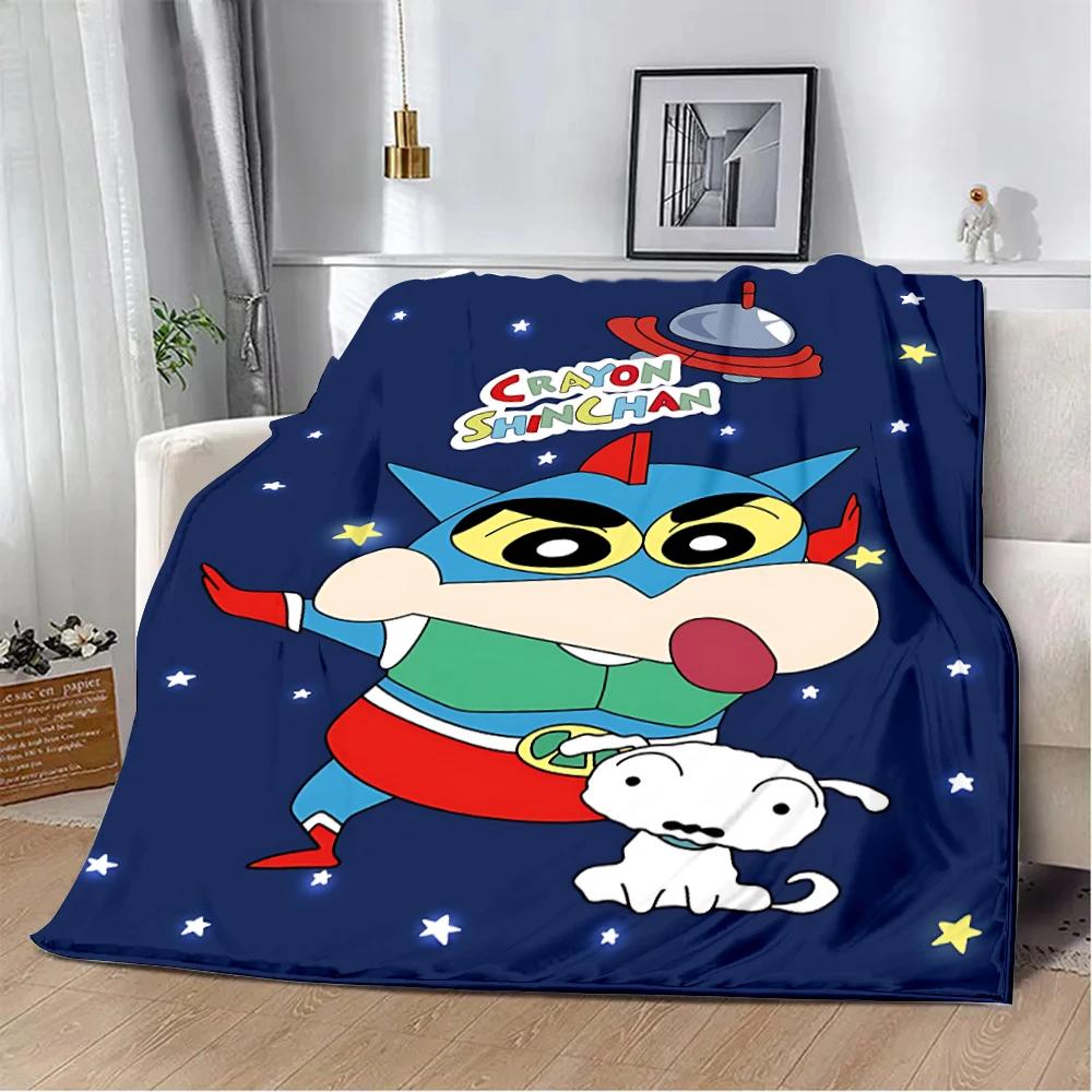 Crayon-ShinS chanS Printed Blanket Picnic Blankets Warm Blanket Soft and Comfortable Blanket Home Travel Birthday Gift