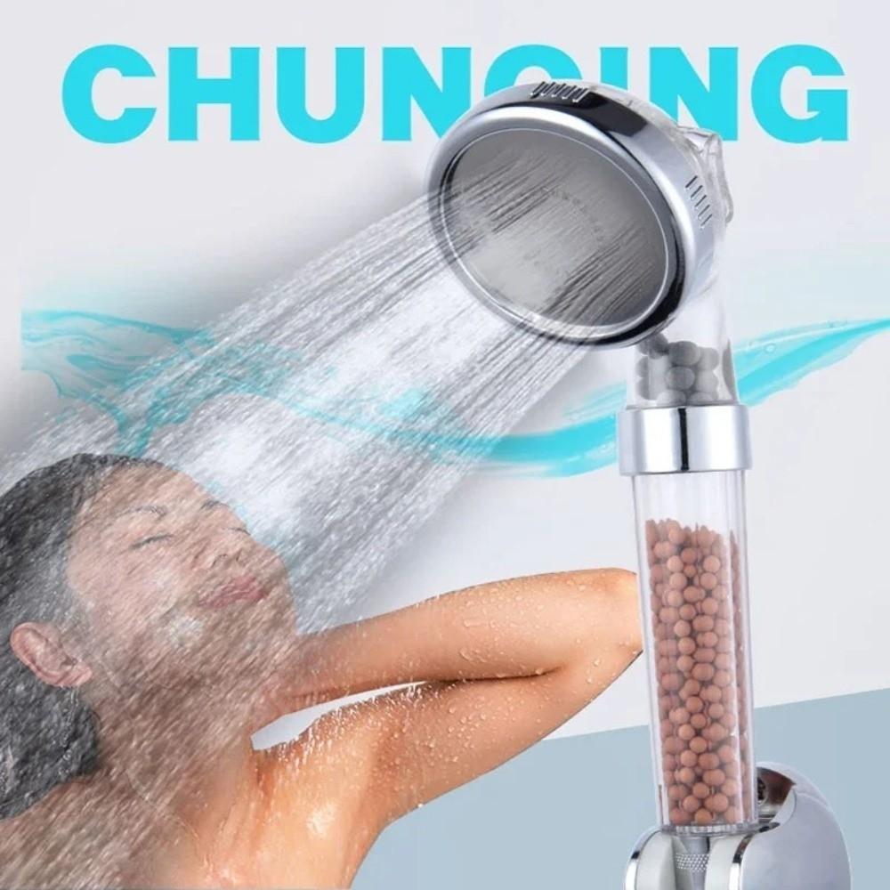 Water Saving High Pressure Shower Head Anion Filter Function SPA Showerheads  Bathroom