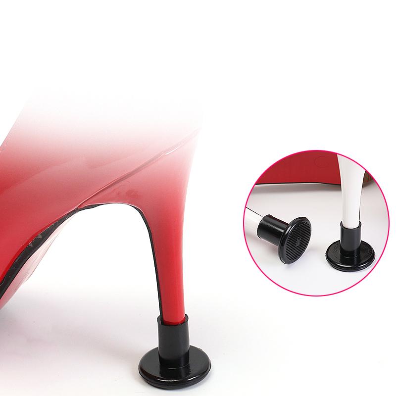 2 Peças Protetores Antiderrapantes para Salto Alto Brilhantes Transparentes Rolhas de Salto Tampas de Reparo de Salto Coberturas para Sapatos Femininos Silenciador Acessórios para Sapatos