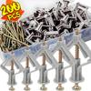 Plasterboard Self-Drilling Screws Hollow Wall Airplane Expansion Plug Anchor Plug Pipe Gypsum Board Anchors Drywall Fixings Bolt