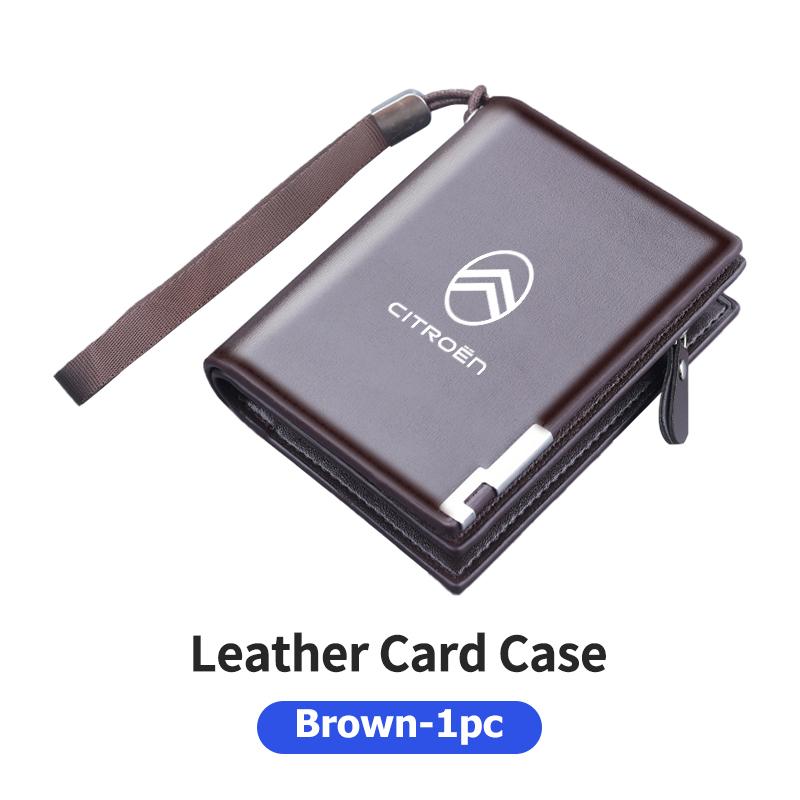 

Short Wallet Card Holder Men s Integrated Zipper Change Wallet For Citroen C4 C3 C5 C1 C2 C6 C4L DS3 DS4 Berlingo Picasso Jumper