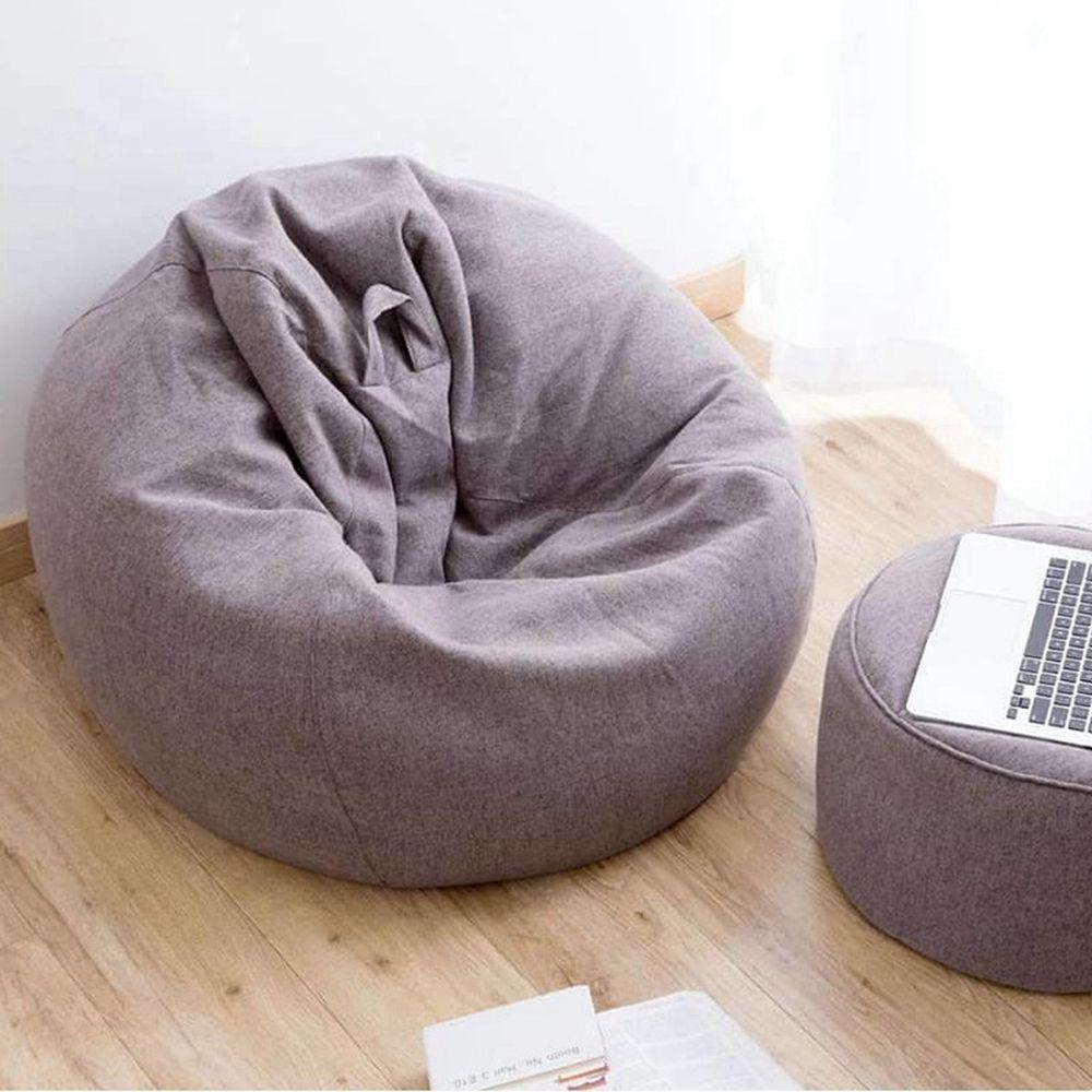 Lazy Seat Furniture Chairs Living Room Pouf Puff Couch Sofas Cover Bean Bag Cover Tatami Covers