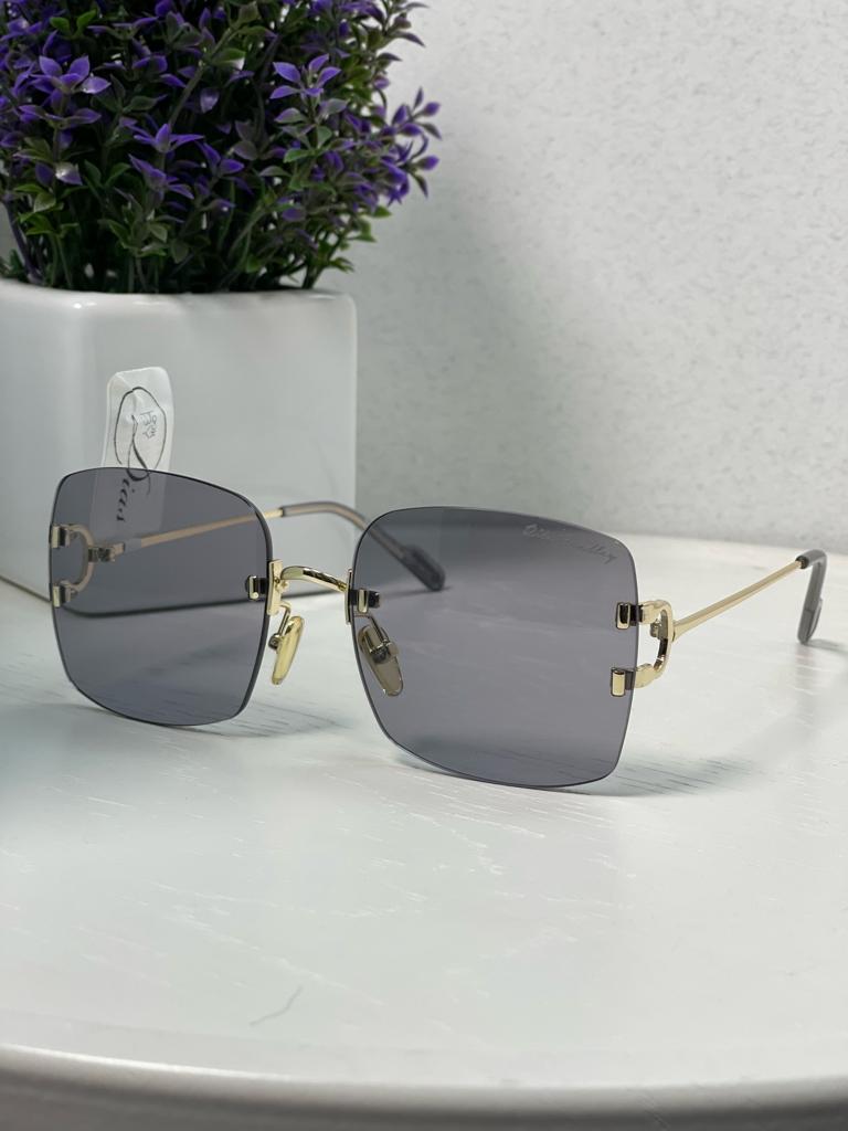 

Старовинні жіночі сонцезахисні окуляри Квадратна оправа Окуляри Мода Відкритий пляжний відпочинок Сонцезахисні окуляри сірий колір