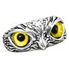 Charm Vintage Leuke Eenvoudige Uil Oog Ring Zilverkleur Verloving Trouwringen Sieraden Cadeaus voor Mannen en Vrouwen
