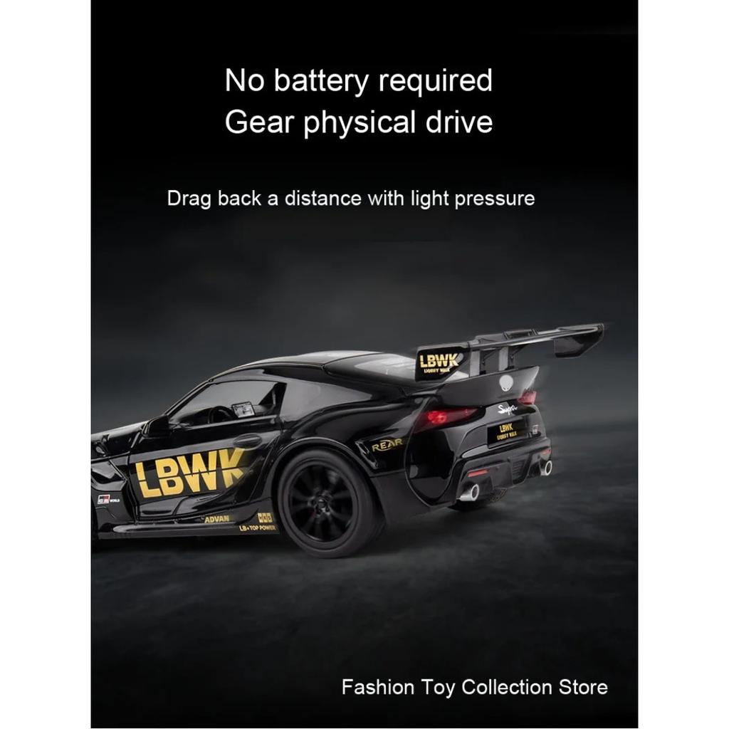 1/22 Model Toyta LBWK Turnate sub presiune de înaltă simulare Jucărie cu sunet și lumină Vehicule cu tracțiune înapoi Jucării de decorare pentru copii Cadou