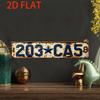 1pcSign Decorative Signs and Plaques Vintage License Plate Design Distressed Wall Art Industrial Style Sign Home Renovation Gift