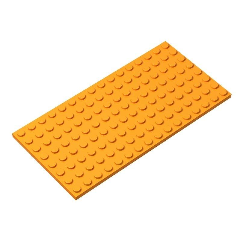 10Pcs 92438 8x16 Dots Baseplate Building Blocks Moc Plate Board Accessories Compatible with Bricks Toys Children Gift B