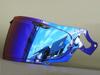 RXP VAS-V MV Compatible Blue/Dark Smoke Mirror Shield External Product Arai Alai VAS-V MV