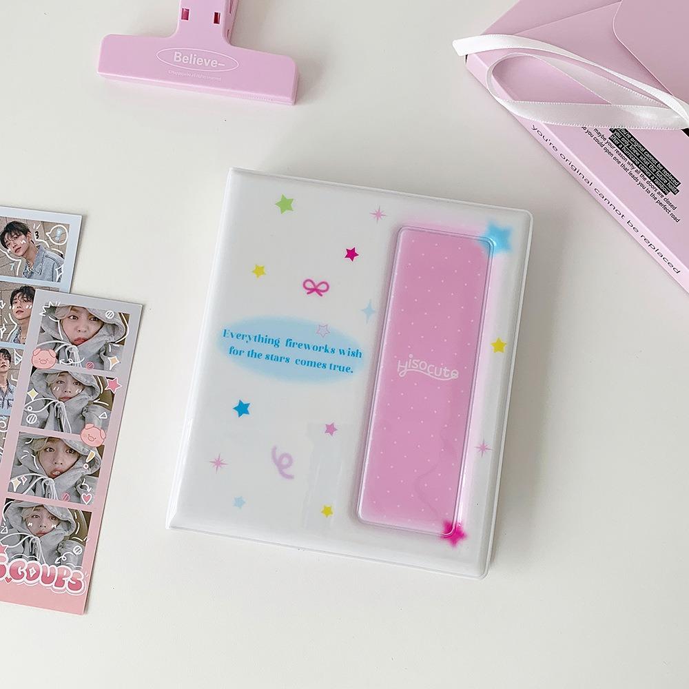 Transparent Inner Pages Photo Album 5 Inch Kpop Photo Card Book Holder Idol Card Collection Book