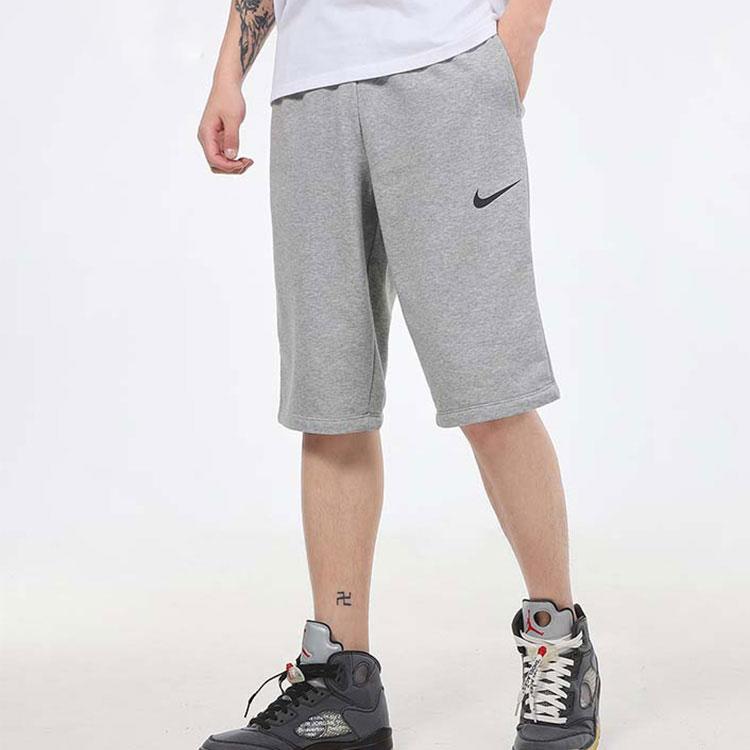 Nike Elastic Waist Running Training Loose Fit Shorts Men Bottoms Grey CZ7398-063