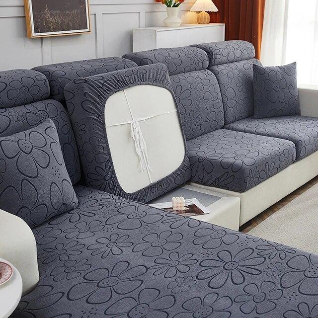 

Жаккардовый чехол для дивана с цветком солнца, эластичные чехлы для дивана для гостиной, чехол для дивана, чехол для стула, дивана, домашний декор Back Cushion Cover