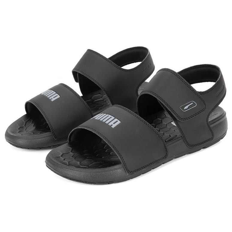 PUMA Unisex Softride Sandal Pure Black Sport Sandals 389083-01
