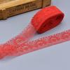 10 Iarde Nastro di Pizzo Bianco 4cm Guarnizione di Pizzo Ricamato Fai da Te per Cucito Decorazione Tessuto di Pizzo Africano Applicazione di Pizzo