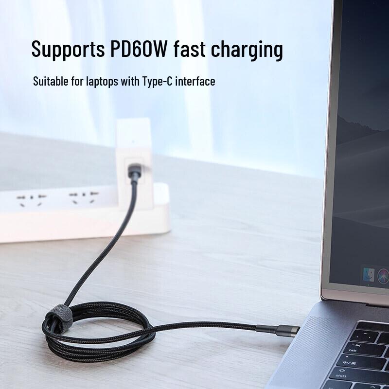 Baseus Cablu de Încărcare Rapidă PD Type-C la Type-C 60W