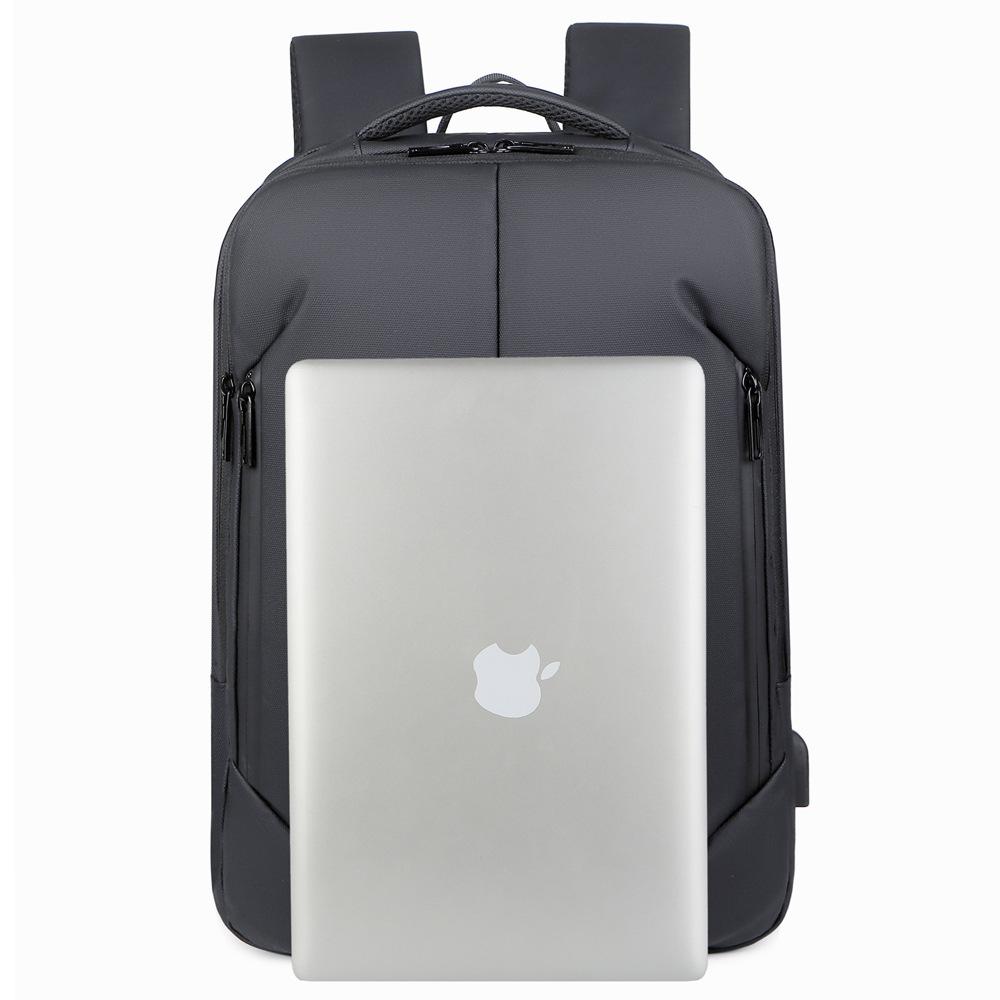Schoolbag Multifunctional Men's Backpack Large Capacity Outdoor Leisure Travel Backpack Junior High School Student School Bag Business Backpack