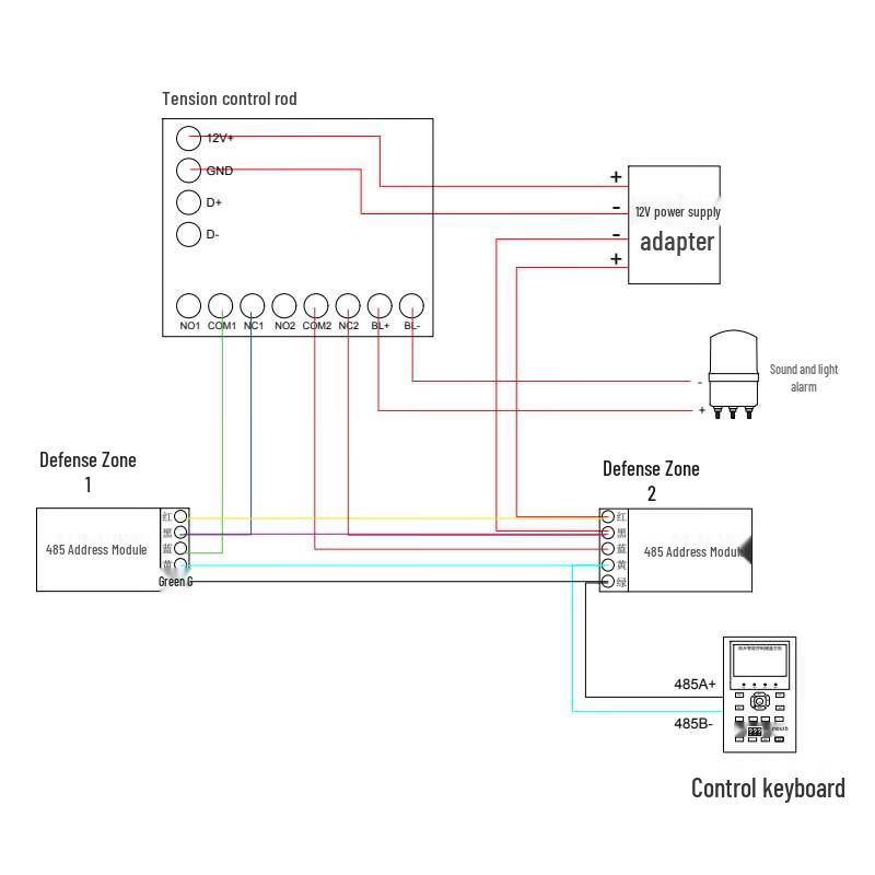 Tuotian 485 Bus Electronic Fence Address Module