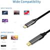 Conversor adaptador de cabo USB Type C para Mini DisplayPort DP 4K 6FT para MacBook