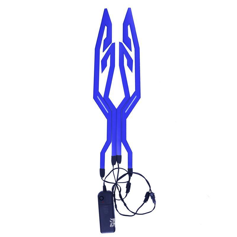 

Лента холодного света для шлема мотоцикла - декоративная фара в стиле вибрато, легко наклеивается