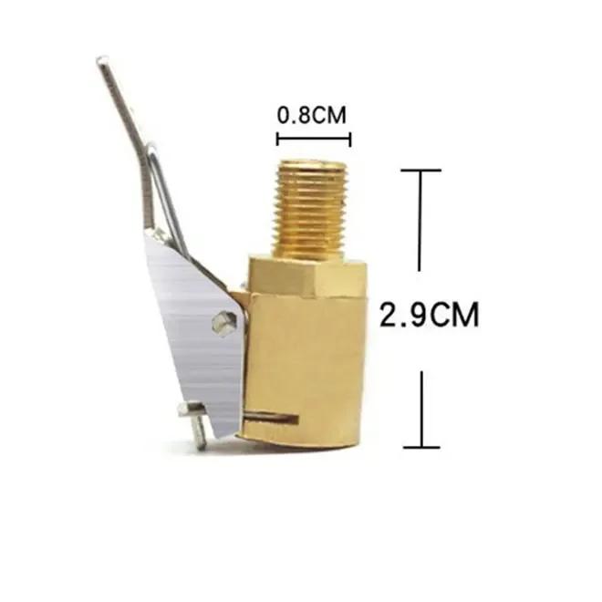 

Professional Brass Tire Inflator Air Chuck, Presta/Schrader Valve Adapter for Auto & Bicycle, Car Wheel Pump Accessory