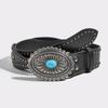Metal Buckle Wide Waistband Punk Y2K Girl Waistband Retro PU Leather Rivet Belt  Daily