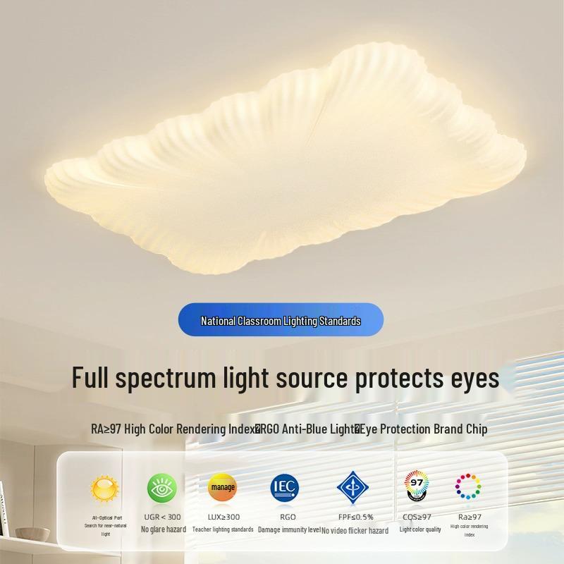 Modern Minimalist Eye Protection Ceiling Light - Super Bright Full Spectrum for Living Room & Bedroom (2025)