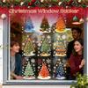 9 Pieces Christmas Window Sticker Christmas Tree Electrostatic Adhesion Window Decor Snowflake Stickers Static Festival Decor