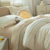 Winter Cut Milk Velvet 4-Piece Set Thickened Warm Coral Velvet Bedspread Quilt Cover Solid Flannel Bedding