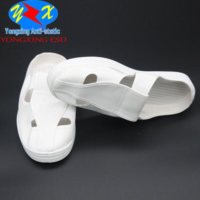 Антистатичный кожаный четырехшнуровый тапочек