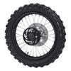 Dirt Bike Rear Wheel Tire 16 Inch 90 100 16 15mm Axle 420 41T Sprocket Rear Wheel Rim Tire Assembly Replacement for