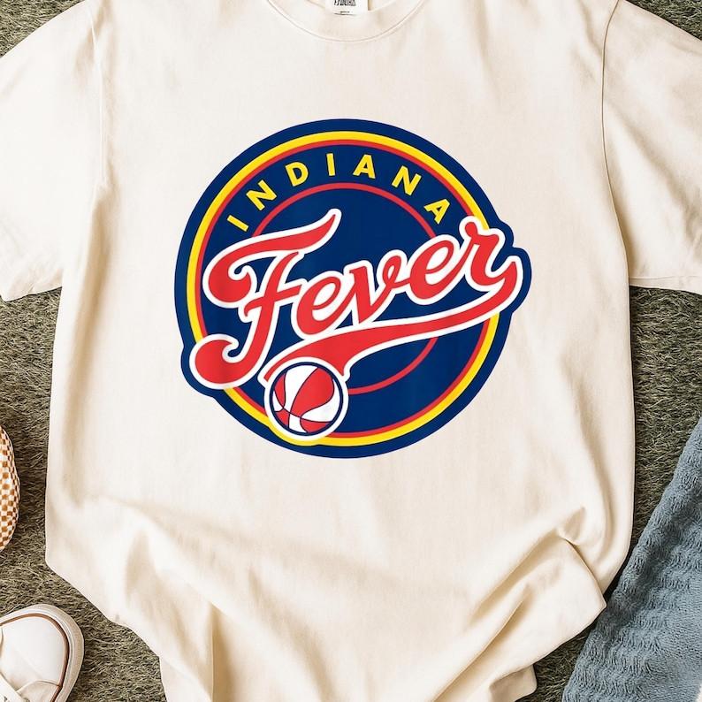 Camiseta Inspirada en el Logo de Indiana Fever Baloncesto Femenino039s